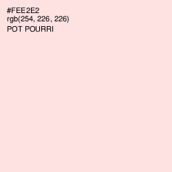 #FEE2E2 - Pot Pourri Color Image